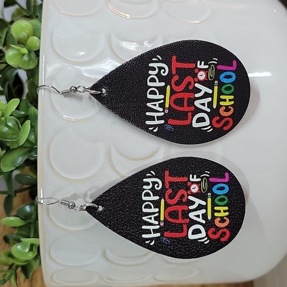Last Pair Last Day Of School Drop Earrings 15$